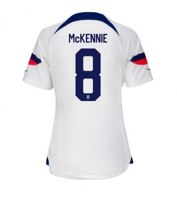 Forenede Stater Weston McKennie #8 Replika Hjemmebanetrøje Dame VM 2022 Kortærmet
